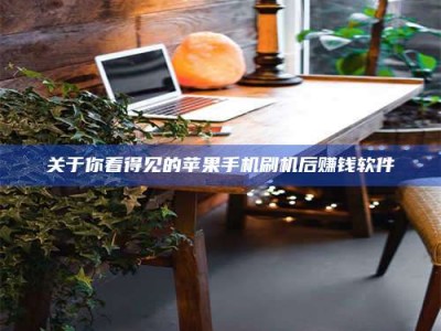 乳山关于你看得见的苹果手机刷机后赚钱软件