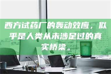 乳山西方试药厂的轰动效应，似乎是人类从未涉足过的真实桥梁。 第1张